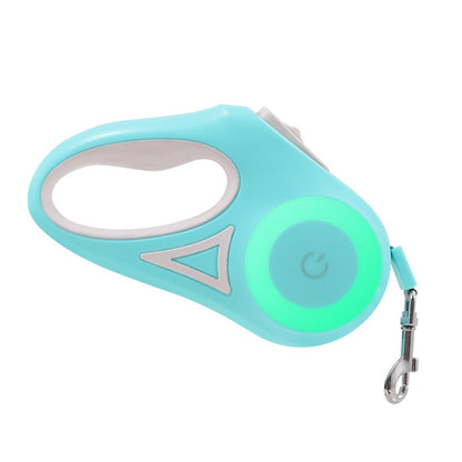 Dog Leash Retractable Leash And Dog Collar Spotlight Automatic Pet Dog Cat
