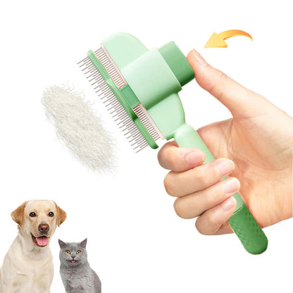 ProGroom™ Comb for dogs and cats with a reset button