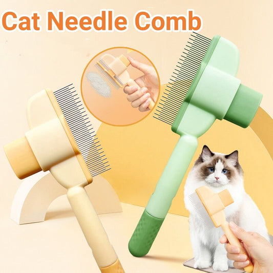 ProGroom™ Comb for dogs and cats with a reset button